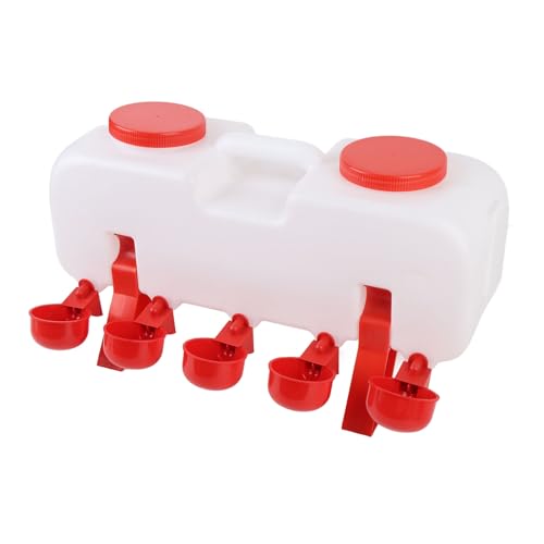 Abbeveratoio Automatico per Polli Alimentatore d'Acqua per Anatre Autoriempiente Efficiente per Oche, Robusto Distributore d'Acqua in ABS per Allevamento di Pollame - immagine 4