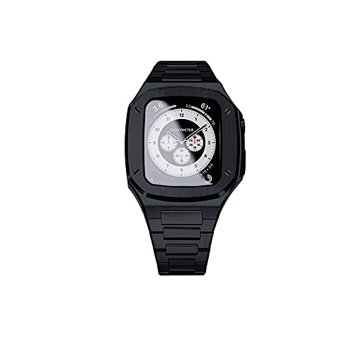 Bracelet de montre en acier inoxydable maillons haut de gamme pour Apple Watch 45mm
