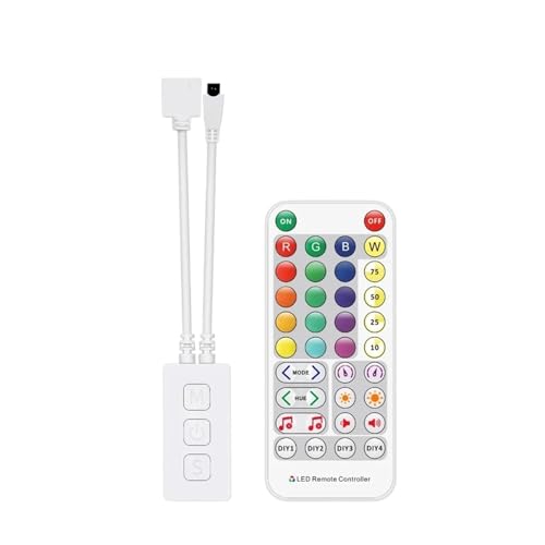 Controlador LED SP614E RGBW para tiras WS2815 con música y control remoto 2