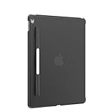 SwitchEasy CoverBuddy Pencil Holder back cover for iPad Pro 10.5-inch (compatible with Smart Keyboard, Smart Cover and Apple Pencil) (Translucent Black)