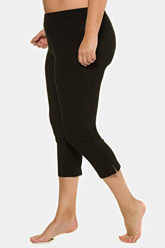 Ulla Popken Caprihose Mutande, Nero (Schwarz 10), 40W / 32L Donna - 6