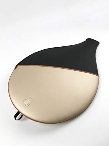 Onejoy Tennis Racquet Cover, Tennis Racket Sleeve, Waterproof Tennis Racket Cover, Neoprene Tennis Bag, For 1 Racket Aj30-319 Gold/Black, 51X31Cm #TOP7