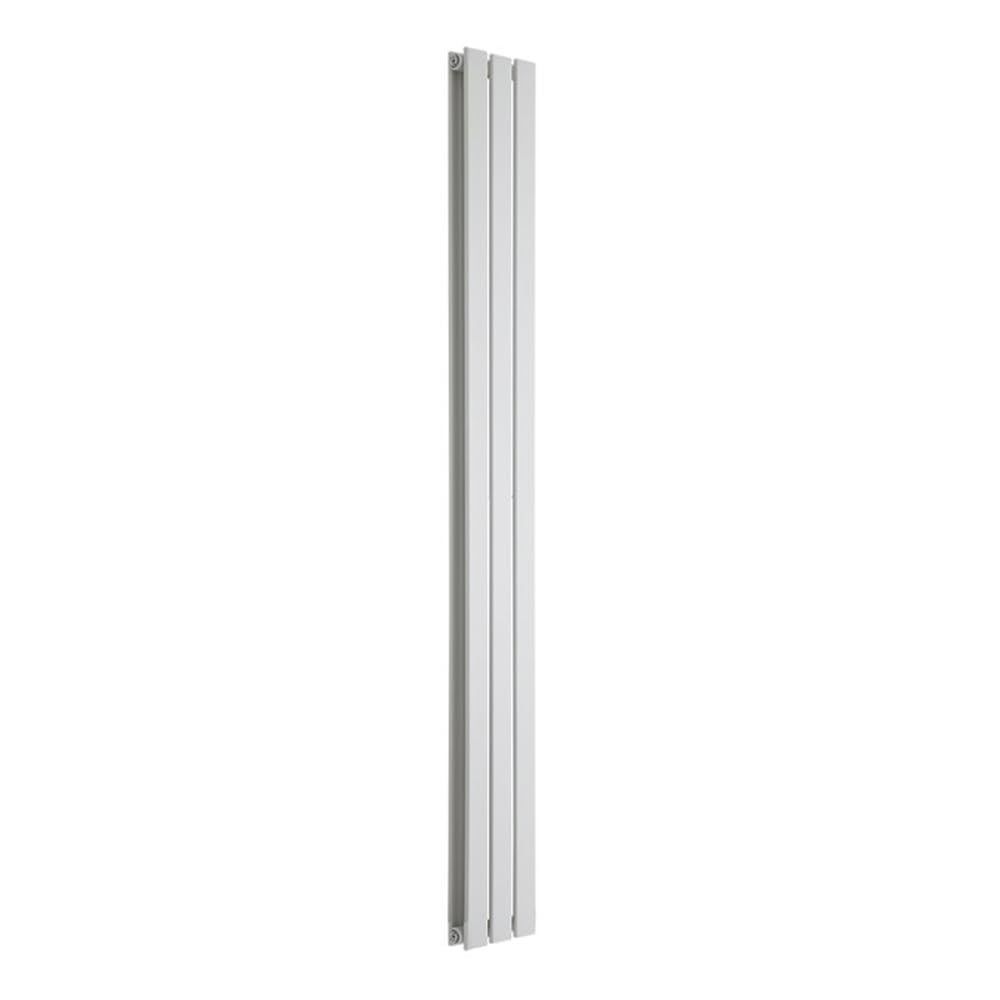 Milano White Sterling Arlie Double Flat Panel Vertical Radiator - 1750 X 210Mm