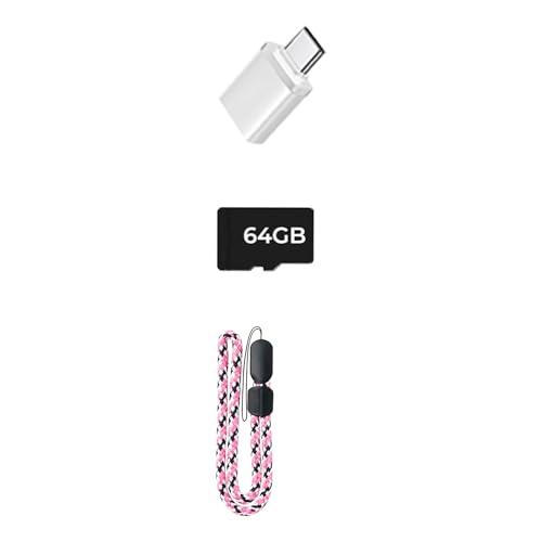 #Commissioniguadagnate<br>Fotocamera digitale 4K 48 MP autofocus fotocamera per contenuti YouTube 2,8 pollici 180? con flash zoom 16x fotocamera digitale con scheda TF da 64 G rosa