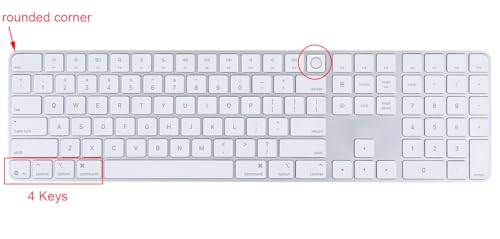 Protector de teclado de silicona para iMac M4 2024 miniatura 2
