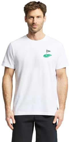 T-shirt graphique Dale Psycho Bunny MT0200016 en coton haut de gamme