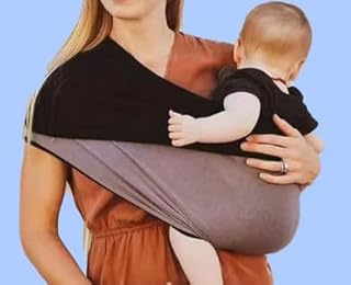 Neugeborene Babytrage Baby Wraps Carrier: YOYIAG Multifunktionale Tragetuch Baby Neugeboren, Leicht und Atmungsaktiv, Verstellbare Babytrage für Neugeborene von 2-36 Monate (Schwarz, Lila)