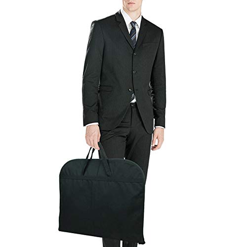 Clothes dust cover Set Of 2 Oxford Fabric Hanging Garment Bags For Travel Dress Suit Cover With A PVC Card Holder Portable Clothing bag storage bag and travel dustproof cove2