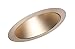 Juno 602 WHZBRZ 6 inch Round Super Slope Cone Reflector Trim, Wheat Haze Reflector, Bronze Trim Ring