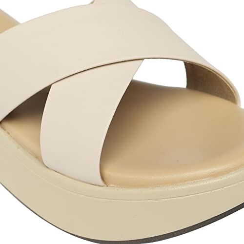 Image of MONROW Wedges for Women & Girls | Fancy & Stylish Wedges | Extra Cushioning & Comfortable, Fashionable, Light Weight, Fashion Wedges for Girls