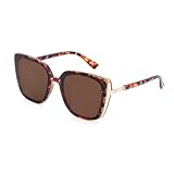 COLOSSEIN Beach Sunglasses for Women and Men Trendy Oversized Sunglasses Classic Square Sunglasses