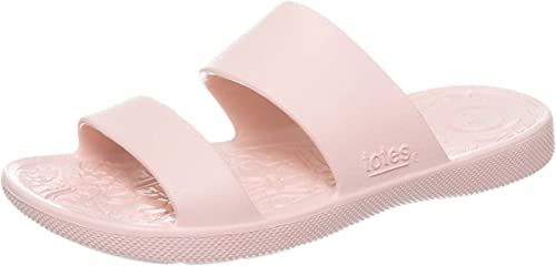totes Women’s Slides - Everywear Hudson Soft, Waterproof Pool & Beach Sandals