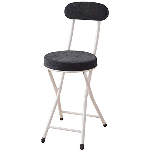 東谷 折りたたみチェア 幅30×奥行47×高さ74 cm ブラック ロンダ PC-32SBK