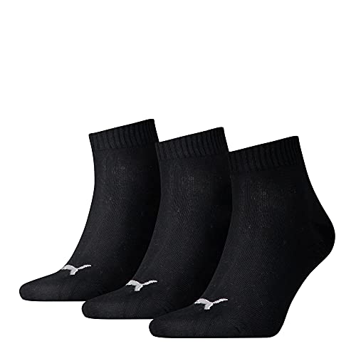 Preisvergleich Produktbild PUMA Unisex Quarter Quarters Socken 12er Pack (Schwarz, 43-46)