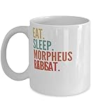 Morpheus Labs Crypto, Eat Sleep Morpheus Labs Repeat Mug 11oz, white