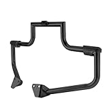 Wsays Gloss Black Engine Guard Highway Crash Bar Sharp Compatible with Harley Dyna FXDB Street Bob 2006-2017, FXDF Fat Bob 2008-2017, FXDC/I Super Glide Custom 2006-2014