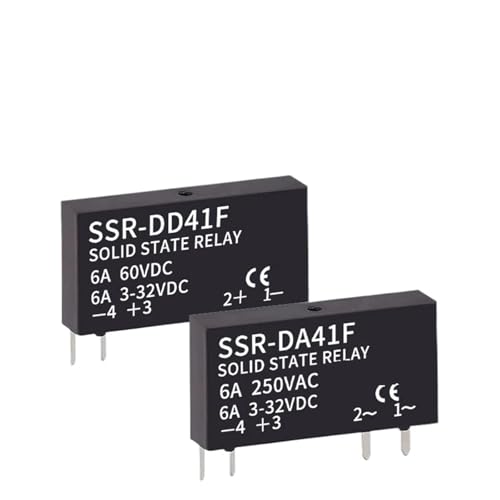 Relais for rail DIN anti-usure mécanique SSR-DD41F 6A gain de place