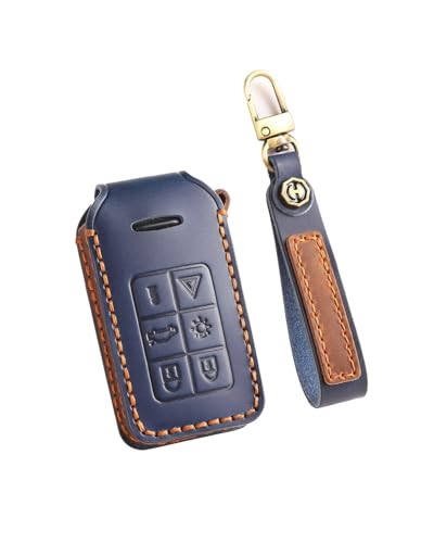 Étui pour porte-clés avec télécommande Volvo XC40 S90 V90 T6 T8 - Coque noire Type B