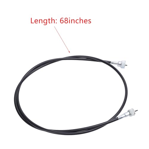 Tornillo de cable velocímetro 68 pulgadas Hydro Turbo con conector de rosca para transmisión 2