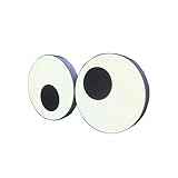 Éclairage LED lumineux : les yeux utilisent des lumières LED blanches lumineuses avec une source d'alimentation stable, assurant un éclairage constant pour les nuits d'Halloween froides ou les décorations de Noël festives.
