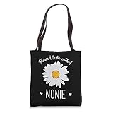 Blessed to be Called Nonie Cute Daisy Flower Mother's Day Tote Bag