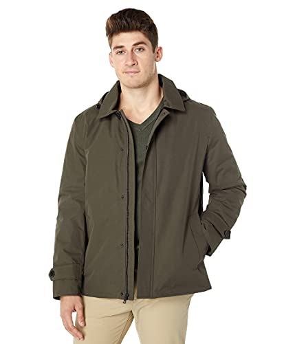 Image of Cole Haan Men's Classic 29 inch Hooded City Rain Jacket