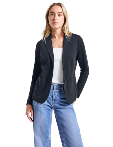 STREET ONE Damen 2116815 Basic Blazer, Deepwater Blue, 46