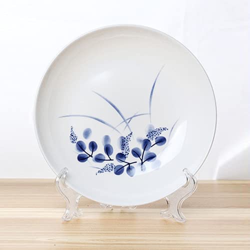 Litoexpe 24 Pcs 3 Inch Clear Plastic Easels Plate, Picture Frame Stand Holder Acrylic Display Easels, Baseball Card Display Stand #TOP5