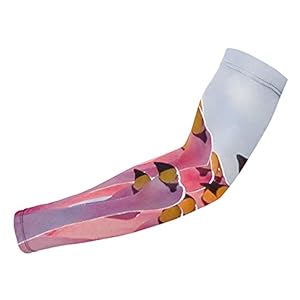 Flamingos Feesten Uv Zonbescherming Arm Mouwen Koeling Sport Compressie Mouwen
