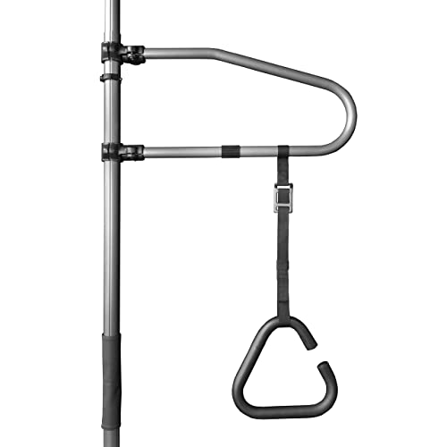 Signature Life Trapeze Grab Bar Accessory, Compatible with The Signature-Life-Sure-Stand-Pole, Graphite