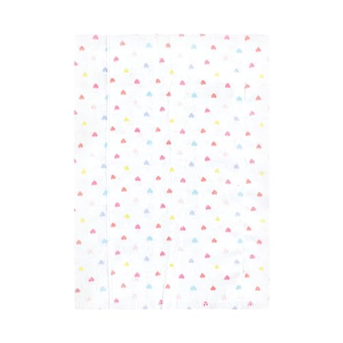 Image of Hudson Baby Unisex Baby Cotton Poly Flannel Burp Cloths, Unicorns Rainbows 4 Pack, One Size