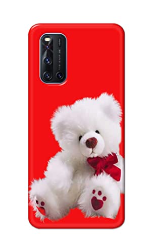 Image of PRINTFIDAA Teddy Bear Love Romantic Valentines Day Dumbo Printed Designer Hard Back Case Cover for Vivo V19 -(TY) MVN1001