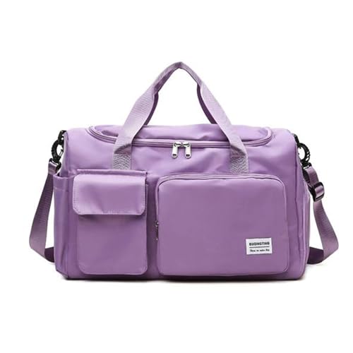 Bolsa Mala Feminina Academia Esportiva Viagem Porta T?nis,ideal Para Suas Viagens, Banhos De Piscina, Praia, Clube, Academia, Pr?tica De Esportes e Maternidade (lilas)