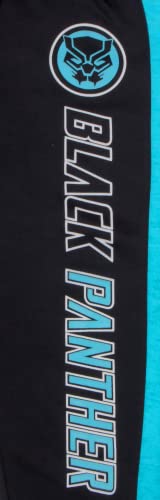 Image of Marvel Avengers Spider-Man Black Panther Miles Morales Boys 2-Piece Fleece Sets, Fleece Hoodie and Pants Bundle Set for Boys