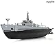 NUOTIE USS Archerfish WWII U.S. Navy U-Battleship Model American Balao-Class U-Boot-Modell Warld War II Legierung Metall Druckguss Militärmodell mit Ständer Sammlung Geschenk für Erwachsene