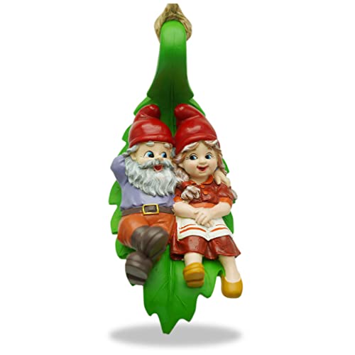 By Mark & Margot - Garden Gnomes Outdoor Statues Lawn Gnome Christmas Decorations - Beautiful Funny Handmade Gnome Garden Sculpture For Home Or Yard Pefect Garden Decor As Holiday Art Gnome Gifts. #TOP16