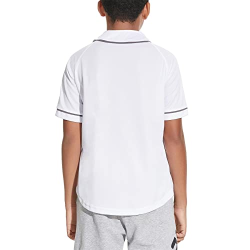 Image of Yuji Itadori Kids Baseball Jersey Button Boys Short Sleeve T-Shirts Hip Hop Fashion Casual Sports Solid Color Shirt