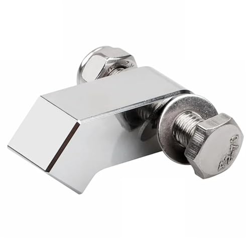Soporte de intermitentes para faro de moto Harley Dyna Softail cromado 7