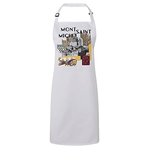 Tablier Cuisine Mont Saint Michel Cadeau Souvenir Normandie Idéal
