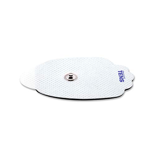 Tens Electrodes, Premium Quality Large Replacement Pads For Tens Units, Snap Tens Unit Electrodes, Discount Tens Brand (10 Pair (20 Electrodes)) #TOP1