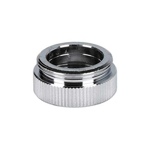 Danco 10526 Female/Male Faucet Aerator Adapter, 55/64"-27M X 13/16"-27F Female, Chrome #TOP20