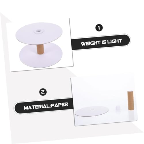 Bobines de fil vides en plastique robuste Uonlytech de mercerie - 4