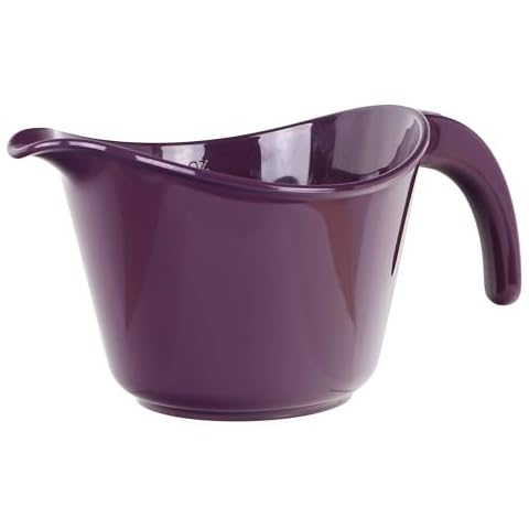 Reston Lloyd Non-Slip Base Erogonomic Space Saving Detachable Handle, 2 QT Heavy Duty BPA-Free Microwave & Dishwasher, Plum Cover