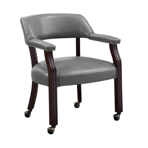 Sillón Tradicional Vinilo Gris Plegable miniatura 4