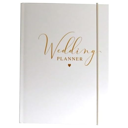 Planificador de boda diseñado por Violet Ultimate, 14,7 x 21 cm, DBV-81-WPLAN, blanco