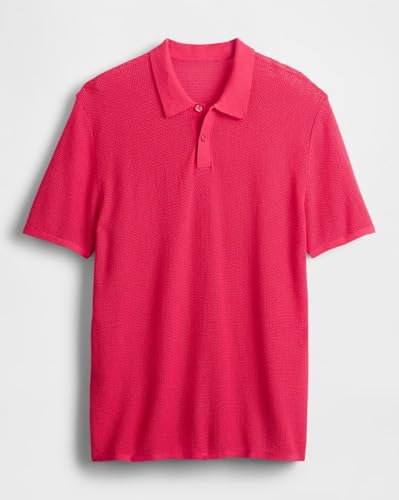 Image of GAP Men's Solid Regular Fit Polo Shirt