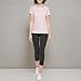 Calvin Klein Women's Solid Crewneck Short Sleeve T-Shirt, Secret, Large