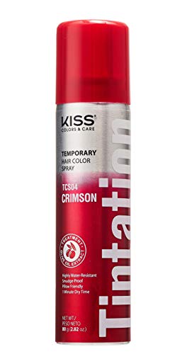 KISS Tintation Temporary Hair Color Spray (TCS04 - Crimson)