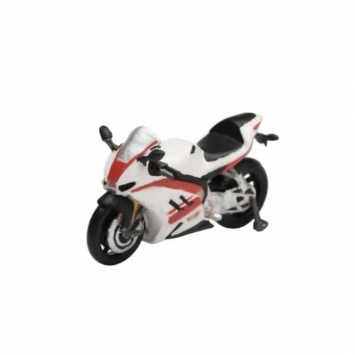 Fonowx Figurine miniature de moto en résine à collectionner avec des caractéristiques détaillées et un style authentique adaptée pour les scènes de diorama, les passe-temps, les présentations, les
