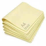 QWORK® 5pcs Peau Synthétique Tatouage 20cm x 30cm x 3mm, Fausse Peau Double Face pour Pratique de Tatouage